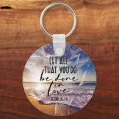 バイブル・バース・ボタン・キーチェーン キーホルダー (正面)