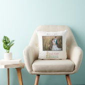 バイブル・バース・ラ結婚ブズ・フォトカップル・レタリング クッション (椅子)