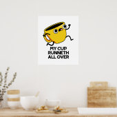 バイブル・プンの上に私のカップおもしろい・ランネット ポスター (キッチン)