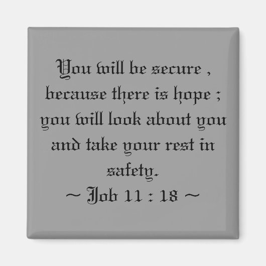 バイブル・ワイズ・マグネット マグネット (正面)