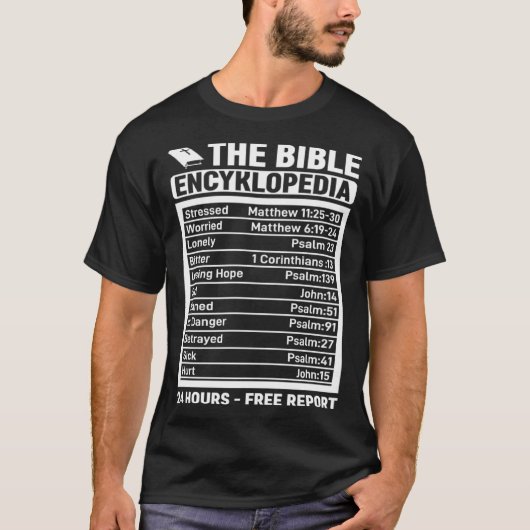 バイブルEncyklopedia 24時間無料レポートCerem Tシャツ (正面)
