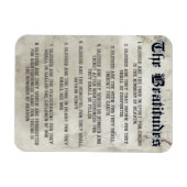 バイブルMatthew 5 Beatutudes Sermon on the山 マグネット (横)