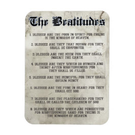 バイブルMatthew 5 Beatutudes Sermon on the山 マグネット