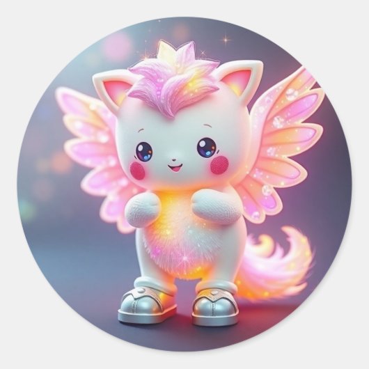 バイブルPals #1 - Nini (文字なし) ラウンドシール (正面)