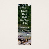 バイブルVerse My Rock My Redeemer Miniブックマーク (正面)