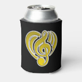バイブレーションミュージカルラブイエローハートミュージックノートDJ 缶クーラー (缶裏面)