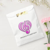 バイブレーションミュージカルラブピンクハートミュージックノートDJ フェイバーバッグ (封をした状態)