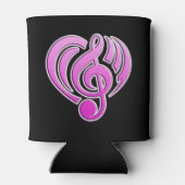 バイブレーションミュージカルラブピンクハートミュージックノートDJ 缶クーラー (裏面)