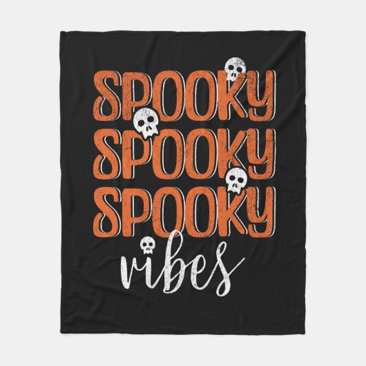 バイブ不気味ス フリースブランケット (正面)