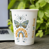 バイブ不気味ハロウィーンシンボルパターン紙カップ 紙コップ