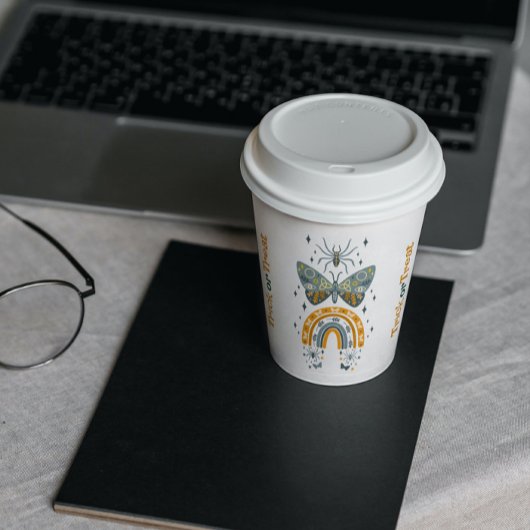 バイブ不気味ハロウィーンシンボルパターン紙カップ 紙コップ