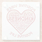 バイブ前向きス前向きライフガラスコースター ガラスコースター (裏面)