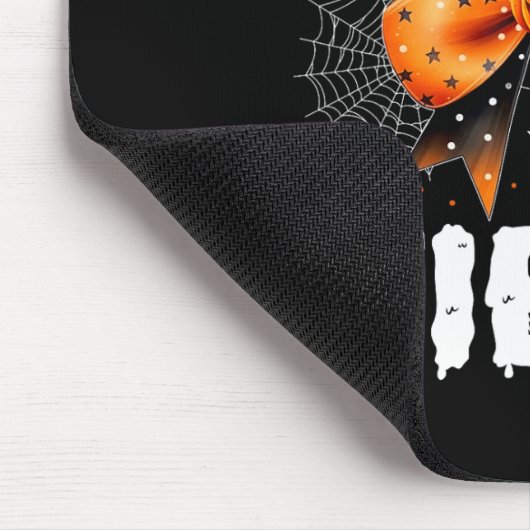 バイブ女不気味子女の子かわいいハロウィーンパンプク マウスパッド (コーナー)