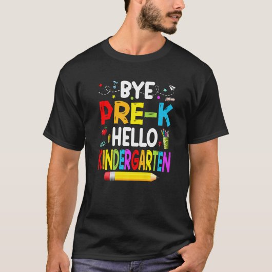 バイプリKハロー幼稚園新学期 Tシャツ (正面)