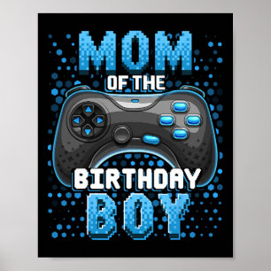 バイプレーヤーのお母さん バースデーボーイ マッチング ゲーマー 誕生日 ポスター