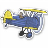 バイプレーンブルー シール (正面)