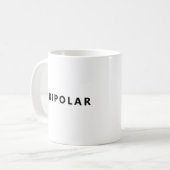 バイポーラハッシュタグ コーヒーマグカップ (正面左)