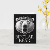 バイポーラベアシール カード (黄色い花)