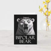 バイポーラベアステッカー1 カード (黄色い花)