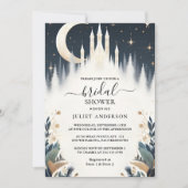 バイマジカルドリームミスティックスターズムーンブライダルシャワー 招待状 (正面)