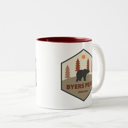 バイヤスピークウィルダネスコロラドベア ツートーンマグカップ (正面右)