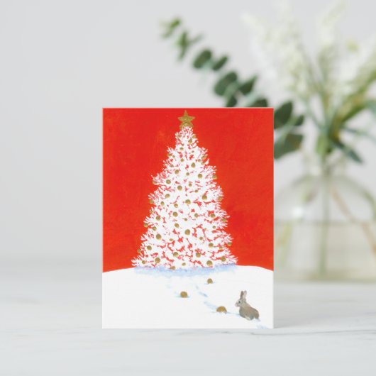 バイヤルによるウィンター・ワンダーズ・ホリデー・クリスマス・うさぎ シーズンカード (スタンド正面)