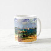 バイヤースタットによるヴィンテージの海景画、ナッソー港 コーヒーマグカップ (正面右)