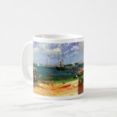 バイヤースタットによるヴィンテージの海景画、ナッソー港 コーヒーマグカップ (正面左)
