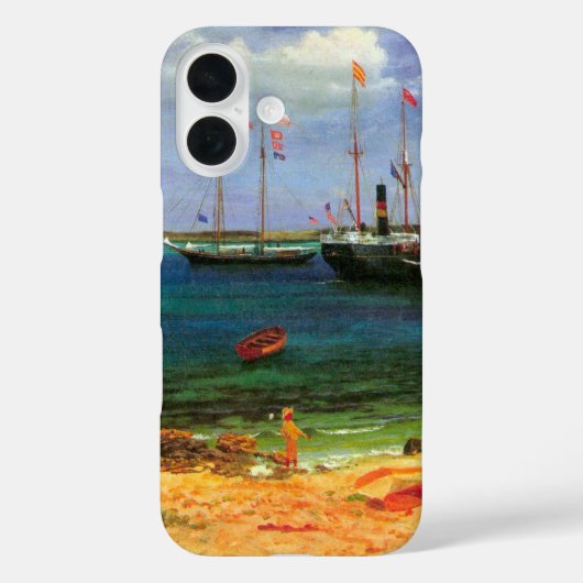 バイヤースタットによるヴィンテージの海景画、ナッソー港 Case-Mate iPhoneケース (裏面)