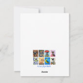 バイヤールによるウィンター・ワンダーズ・ホリデー・クリスマス・うさぎ シーズンカード (裏面)