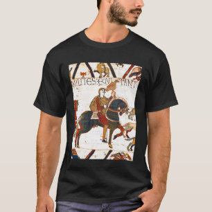 バイユーのタペストリー シーン2 馬 アングロサクソン イングランド Tシャツ