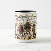 バイユーのタペストリー: ハロルドの即位 マグカップ (中央)