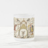 バイユーのタペストリーIII フロストグラスマグカップ (中央)