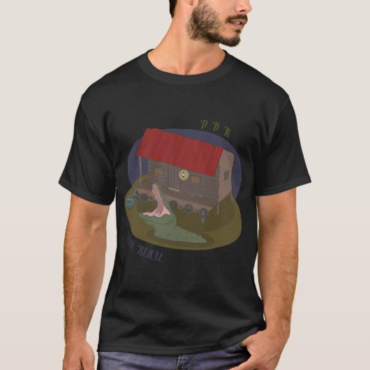 バイユーのワニ Tシャツ (正面)