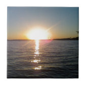 バイユーの日没 タイル (正面)