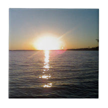 バイユーの日没