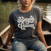 バイユークイーンレトロルイジアナケージャンガールシャツ Tシャツ