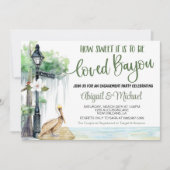 バイユースワンプ婚約パーティ招待状 招待状 (正面)