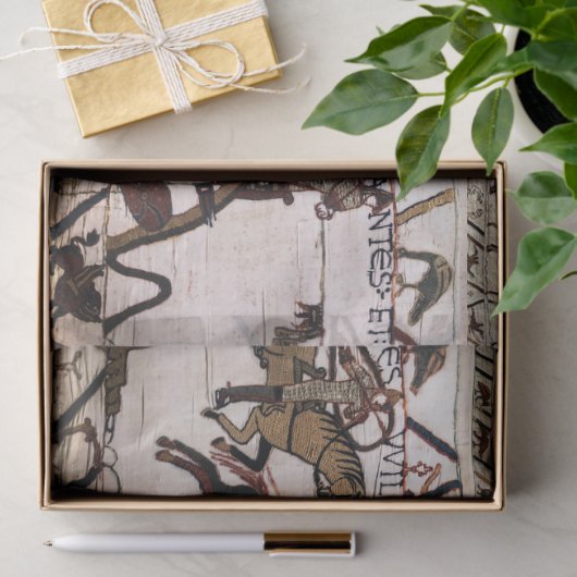 バイユータペストリーのダイナンの包囲攻撃、城への攻撃 薄葉紙 (ギフト)