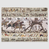 バイユータペストリーのダイナンの包囲攻撃、城への攻撃 薄葉紙 (正面)