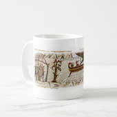 バイユータペストリー第11世紀34 コーヒーマグカップ (正面左)