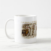 バイユータペストリー第11世紀34 コーヒーマグカップ (左)