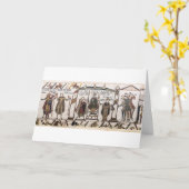 バイユータペストリー – キングハロルド戴冠式 カード (黄色い花)