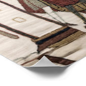 バイユータペストリー – キングハロルド戴冠式 ポスター (角)