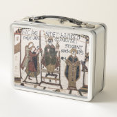 バイユータペストリー – キングハロルド戴冠式 メタルランチボックス (裏面)