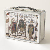 バイユータペストリー – キングハロルド戴冠式 メタルランチボックス (正面)