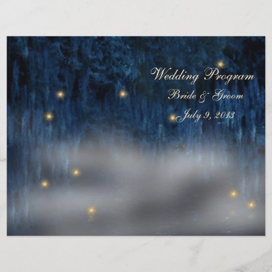 バイユーブリスフォールディング結婚式 プログラム (正面)