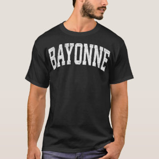バイヨンニュージャージーNJヴィンテージアスレティックスポーツデシ Tシャツ