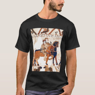 バイヨーのタペストリー ハロルド ゴドウィンソン 馬 アングロサクソン Tシャツ