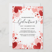 バイラブカワイトワイドメイ10代のドガールガレンティンデイホリデイ 招待状 (正面)